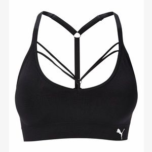 Puma Black Arrow Seamless Sports Bra